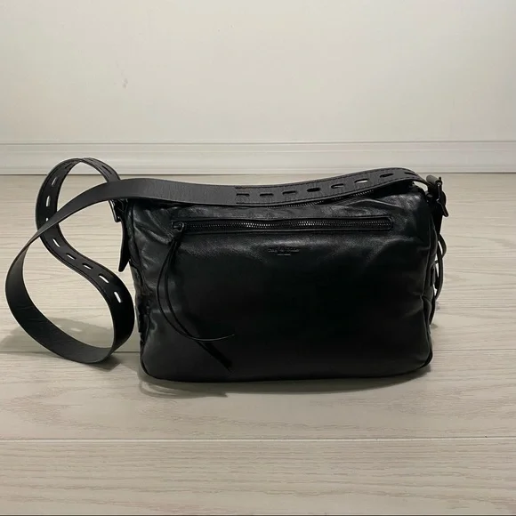 Rag and Bone field puffer leather messenger bag - Picture 3 of 15
